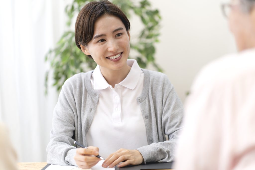 画像：スタッフの業務紹介